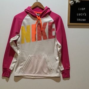 Women’s Nike Sweatshirt - Pink / White Size XS
